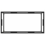 vidaXL Măsuță de cafea, negru cu sticlă securizată, 100x50x35 cm vidaXL Măsuță de cafea, negru cu sticlă securizată, 100x50x35 cm