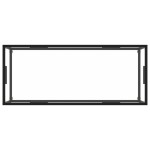 vidaXL Măsuță de cafea, negru cu sticlă securizată, 120x50x35 cm vidaXL Măsuță de cafea, negru cu sticlă securizată, 120x50x35 cm
