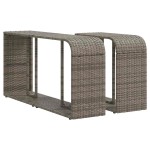 vidaXL Set canapele de grădină cu perne, 11 piese, gri, poliratan vidaXL Set canapele de grădină cu perne, 11 piese, gri, poliratan