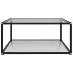 vidaXL Măsuță de cafea, transparent, 80x80x35 cm sticlă securizată