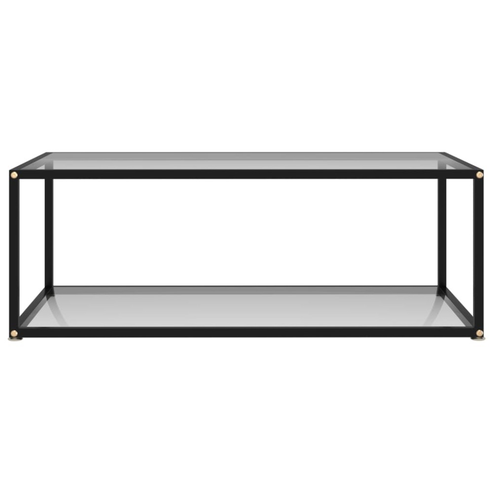 vidaXL Măsuță de cafea, transparent, 100x50x35 cm, sticlă securizată