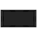 vidaXL Măsuță de cafea, negru, 100x50x35 cm, sticlă securizată vidaXL Măsuță de cafea, negru, 100x50x35 cm, sticlă securizată