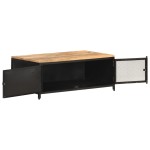 vidaXL Măsuță de cafea, 90 x 50 x 37, lemn masiv de mango nefinisat vidaXL Măsuță de cafea, 90 x 50 x 37, lemn masiv de mango nefinisat