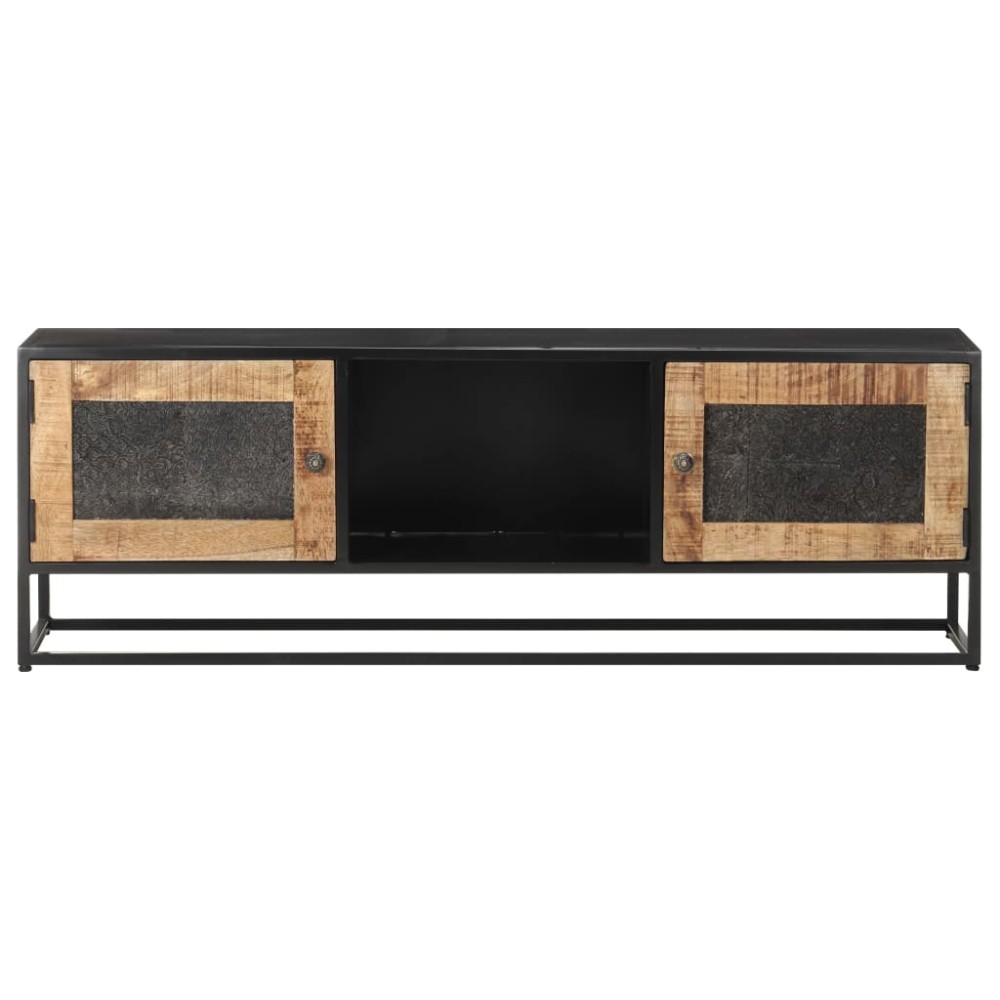vidaXL Comodă TV, 120 x 30 x 40 cm, lemn de mango nefinisat
