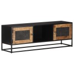 vidaXL Comodă TV, 120 x 30 x 40 cm, lemn de mango nefinisat vidaXL Comodă TV, 120 x 30 x 40 cm, lemn de mango nefinisat