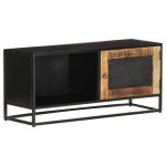 vidaXL Comodă TV, 90x30x40 cm, lemn de mango nefinisat vidaXL Comodă TV, 90x30x40 cm, lemn de mango nefinisat