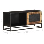vidaXL Comodă TV, 90x30x40 cm, lemn de mango nefinisat vidaXL Comodă TV, 90x30x40 cm, lemn de mango nefinisat