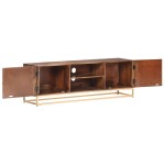 vidaXL Comodă TV, 124 x 29 x 45 cm, lemn masiv de mango vidaXL Comodă TV, 124 x 29 x 45 cm, lemn masiv de mango