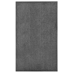 vidaXL Covoraș de ușă lavabil, antracit, 90 x 150 cm vidaXL Covoraș de ușă lavabil, antracit, 90 x 150 cm