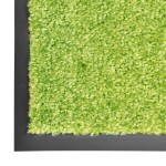 vidaXL Covoraș de ușă lavabil, verde, 40 x 60 cm vidaXL Covoraș de ușă lavabil, verde, 40 x 60 cm