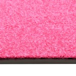 vidaXL Covoraș de ușă lavabil roz 90x120 cm vidaXL Covoraș de ușă lavabil roz 90x120 cm