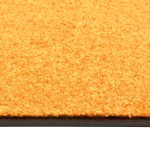 vidaXL Covoraș de ușă lavabil portocaliu 90x120 cm