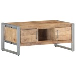 vidaXL Măsuță de cafea, 95x50x40 cm, lemn de mango nefinisat vidaXL Măsuță de cafea, 95x50x40 cm, lemn de mango nefinisat