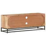 vidaXL Comodă TV, 110x30x40 cm, lemn masiv de acacia