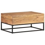 vidaXL Măsuță de cafea, 90x60x40 cm, lemn masiv de acacia vidaXL Măsuță de cafea, 90x60x40 cm, lemn masiv de acacia