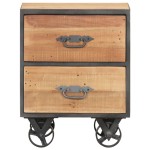 vidaXL Noptieră, 40x30x51 cm, lemn masiv reciclat vidaXL Noptieră, 40x30x51 cm, lemn masiv reciclat