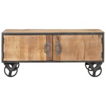 vidaXL Măsuță de cafea, 90x50x39 cm, lemn masiv reciclat vidaXL Măsuță de cafea, 90x50x39 cm, lemn masiv reciclat