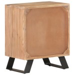 vidaXL Noptieră, 40x30x50 cm, lemn masiv de acacia cu margini vii vidaXL Noptieră, 40x30x50 cm, lemn masiv de acacia cu margini vii