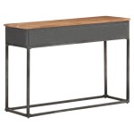 vidaXL Masă consolă, 110x35x75 cm, lemn masiv de acacia vidaXL Masă consolă, 110x35x75 cm, lemn masiv de acacia