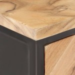 vidaXL Servantă, 60x35x70 cm, lemn masiv de acacia