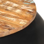 vidaXL Măsuță de cafea, negru, 68x68x30 cm, lemn masiv reciclat vidaXL Măsuță de cafea, negru, 68x68x30 cm, lemn masiv reciclat