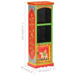 vidaXL Dulap înalt vopsit manual, 40x30x120 cm, lemn masiv de mango