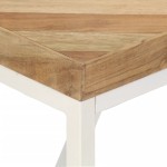vidaXL Masă de bucătărie, 120x60x76cm, lemn masiv de acacia/mango