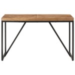 vidaXL Masă de bucătărie 120x60x76 cm lemn masiv de acacia/mango