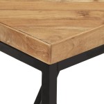 vidaXL Masă de bucătărie 120x60x76 cm lemn masiv de acacia/mango