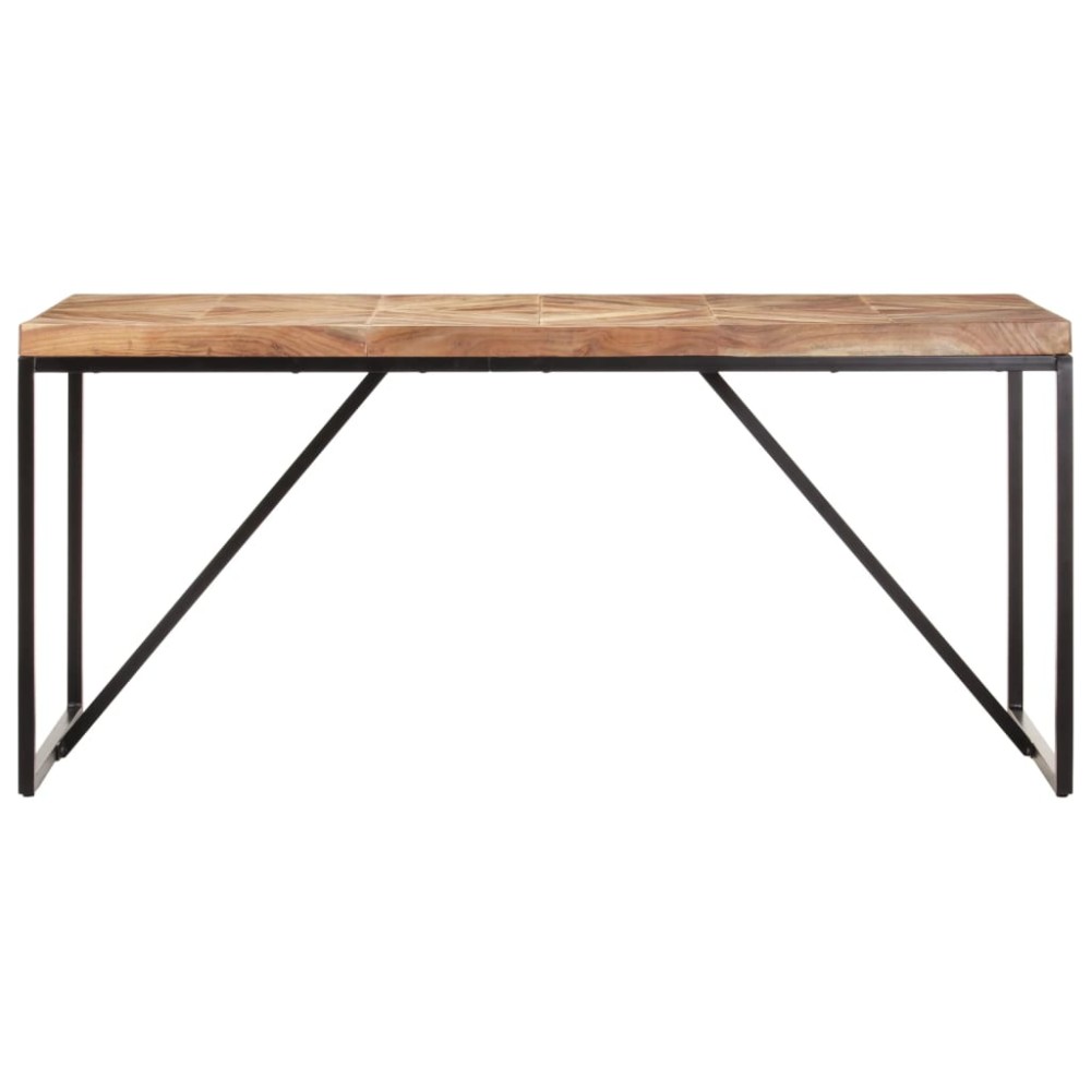 vidaXL Masă de bucătărie, 160x70x76 cm, lemn masiv acacia/mango