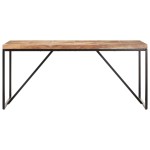 vidaXL Masă de bucătărie, 160x70x76 cm, lemn masiv acacia/mango vidaXL Masă de bucătărie, 160x70x76 cm, lemn masiv acacia/mango