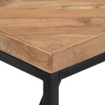 vidaXL Masă de bucătărie, 160x70x76 cm, lemn masiv acacia/mango vidaXL Masă de bucătărie, 160x70x76 cm, lemn masiv acacia/mango