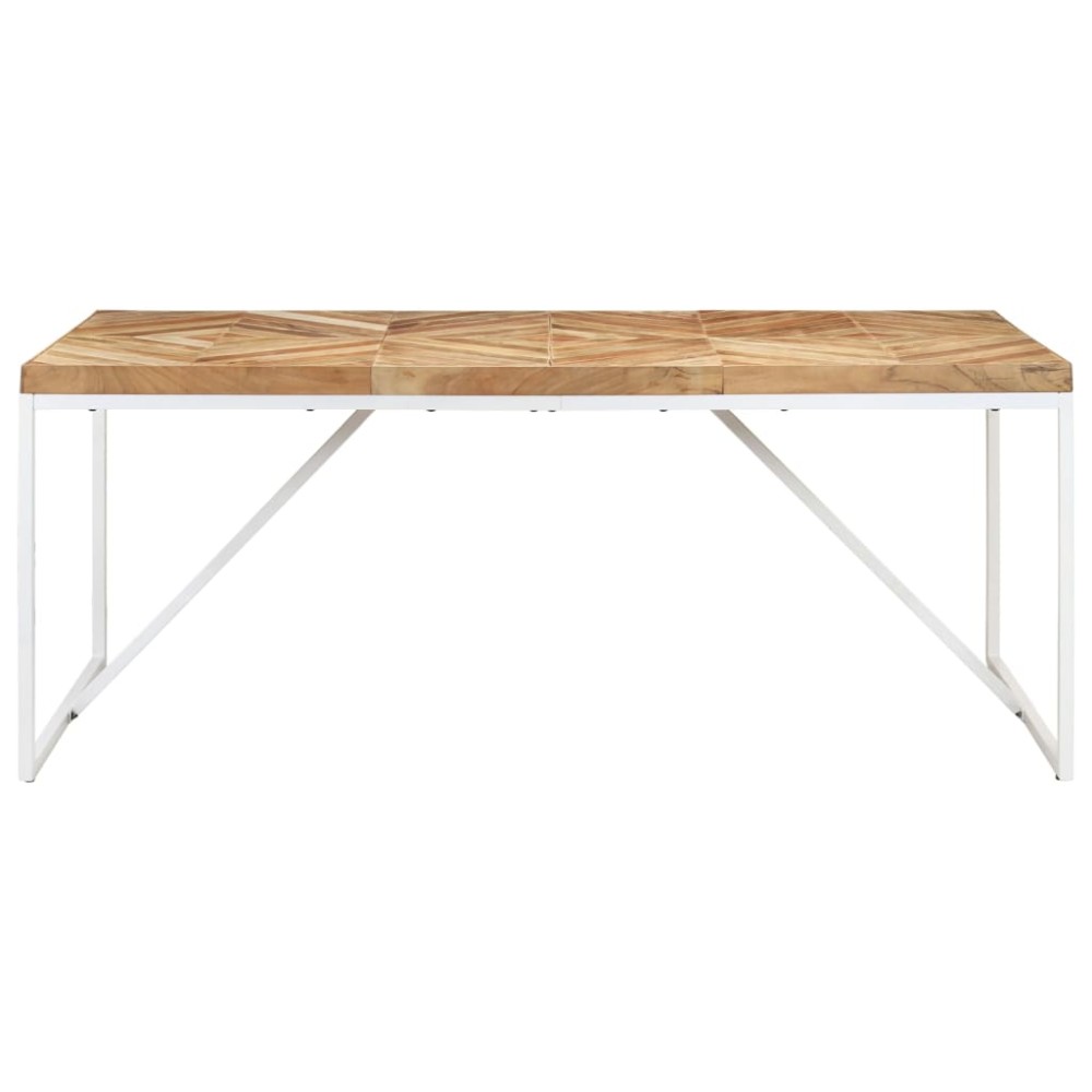 vidaXL Masă de bucătărie, 180x90x76 cm, lemn masiv acacia & mango