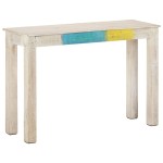 vidaXL Masă consolă, 115x35x77 cm, lemn de mango nefinisat vidaXL Masă consolă, 115x35x77 cm, lemn de mango nefinisat