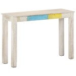 vidaXL Masă consolă, 115x35x77 cm, lemn de mango nefinisat vidaXL Masă consolă, 115x35x77 cm, lemn de mango nefinisat
