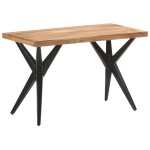 vidaXL Masă de bucătărie, 120x60x76 cm, lemn masiv de acacia