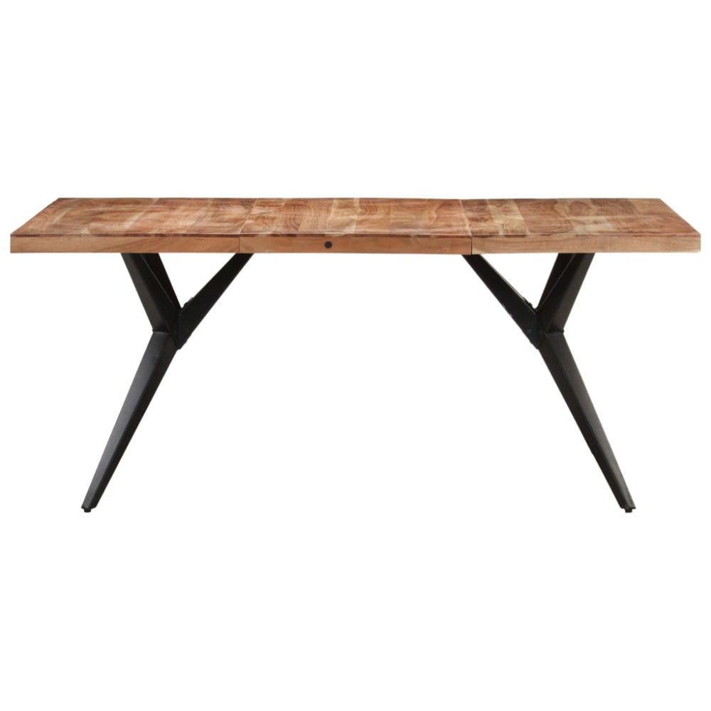 vidaXL Masă de bucătărie, 160x80x76 cm, lemn masiv de acacia