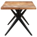 vidaXL Masă de bucătărie, 160x80x76 cm, lemn masiv de acacia vidaXL Masă de bucătărie, 160x80x76 cm, lemn masiv de acacia