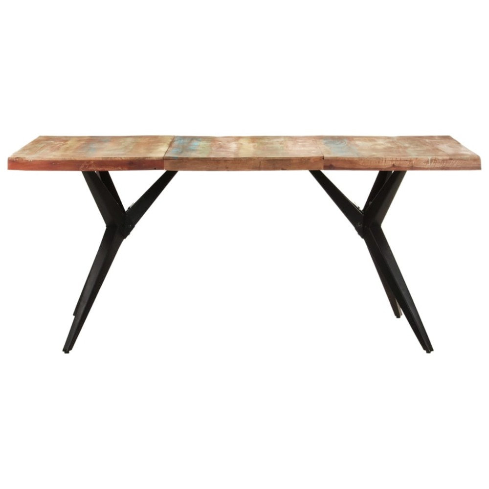 vidaXL Masă de bucătărie, 180x90x76 cm, lemn masiv reciclat