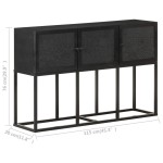 vidaXL Servantă, 115x30x76 cm, lemn masiv de mango