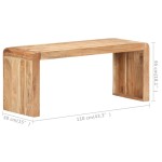 vidaXL Bancă, 110x38x46 cm, lemn masiv de acacia vidaXL Bancă, 110x38x46 cm, lemn masiv de acacia