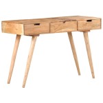 vidaXL Masă de toaletă cu oglindă, 112x45x76 cm, lemn masiv acacia vidaXL Masă de toaletă cu oglindă, 112x45x76 cm, lemn masiv acacia