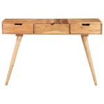 vidaXL Masă de toaletă cu oglindă, 112x45x76 cm, lemn masiv acacia vidaXL Masă de toaletă cu oglindă, 112x45x76 cm, lemn masiv acacia
