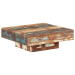 vidaXL Măsuță de cafea, 80x80x28 cm, lemn masiv reciclat vidaXL Măsuță de cafea, 80x80x28 cm, lemn masiv reciclat