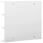 vidaXL Dulap de baie cu oglindă, alb, 66x17x63 cm, MDF vidaXL Dulap de baie cu oglindă, alb, 66x17x63 cm, MDF