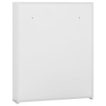 vidaXL Dulap de baie cu oglindă, alb, 60x15x75 cm, MDF vidaXL Dulap de baie cu oglindă, alb, 60x15x75 cm, MDF