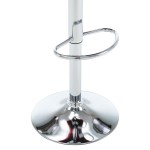 vidaXL Scaune de bar, 2 buc., portocaliu, piele ecologică