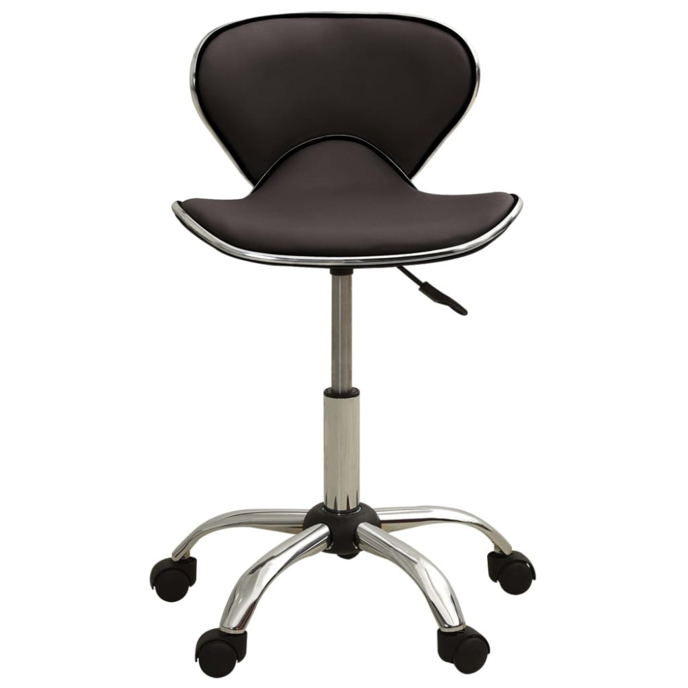 vidaXL Scaun pentru salon spa, maro, piele ecologică