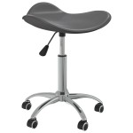 vidaXL Scaun pentru salon spa, gri, piele ecologică vidaXL Scaun pentru salon spa, gri, piele ecologică