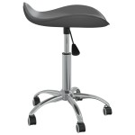 vidaXL Scaun pentru salon spa, gri, piele ecologică vidaXL Scaun pentru salon spa, gri, piele ecologică